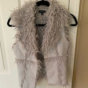 Vintage faux fur vest